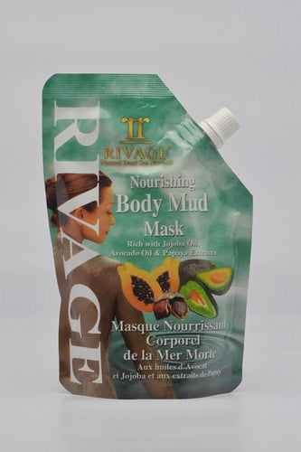 Body Mud Mask Rich With Jojoba Oil, Avocado Oil & Papaya Extract